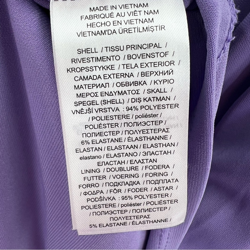 Lauren Ralph Lauren NWT Jersey 3/4 Sleeve Dress in Wisteria size 6 - Picture 8 of 10